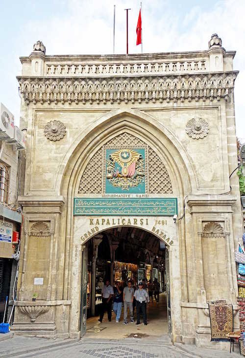 Historic gate of the Grand Bazaar, Istanbul