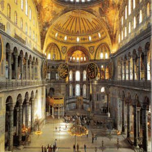 Interior of Hagia Sophia, Istanbul