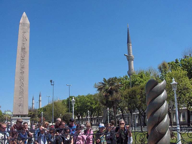 The Egyptian Obelisk in the Hippodrome of Istanbul